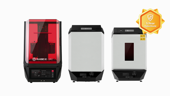 Raise3D DF2 Series Printer&Wash&Cure RaiseShield Pro