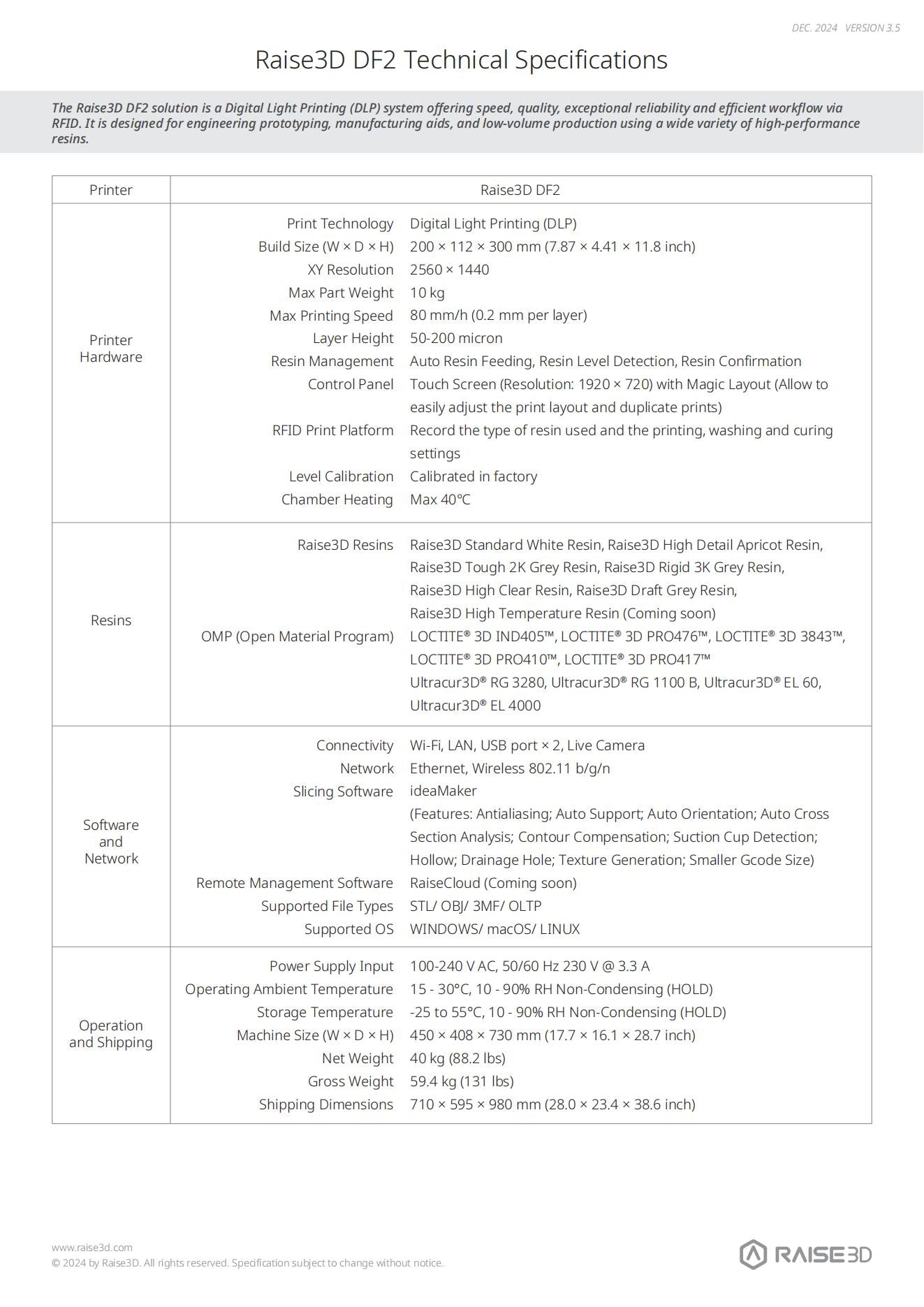 3D Printer | Raise3D